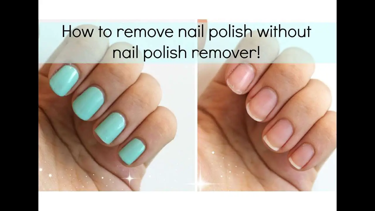 3 Ways To Remove Nail Polish WITHOUT Nail Polish Remover ...