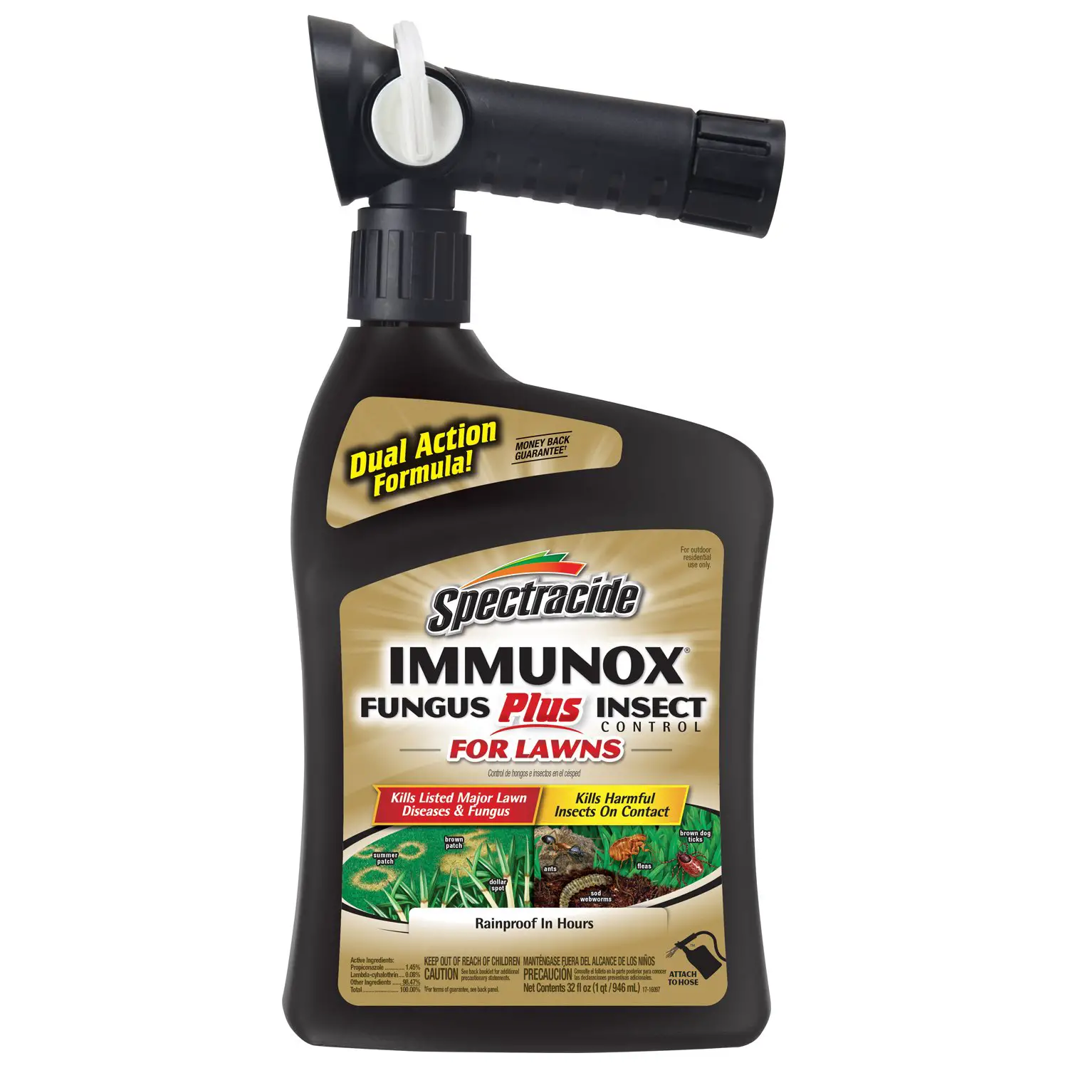 Amazon.com : Spectracide Immunox Fungus Plus Insect Control For Lawns ...