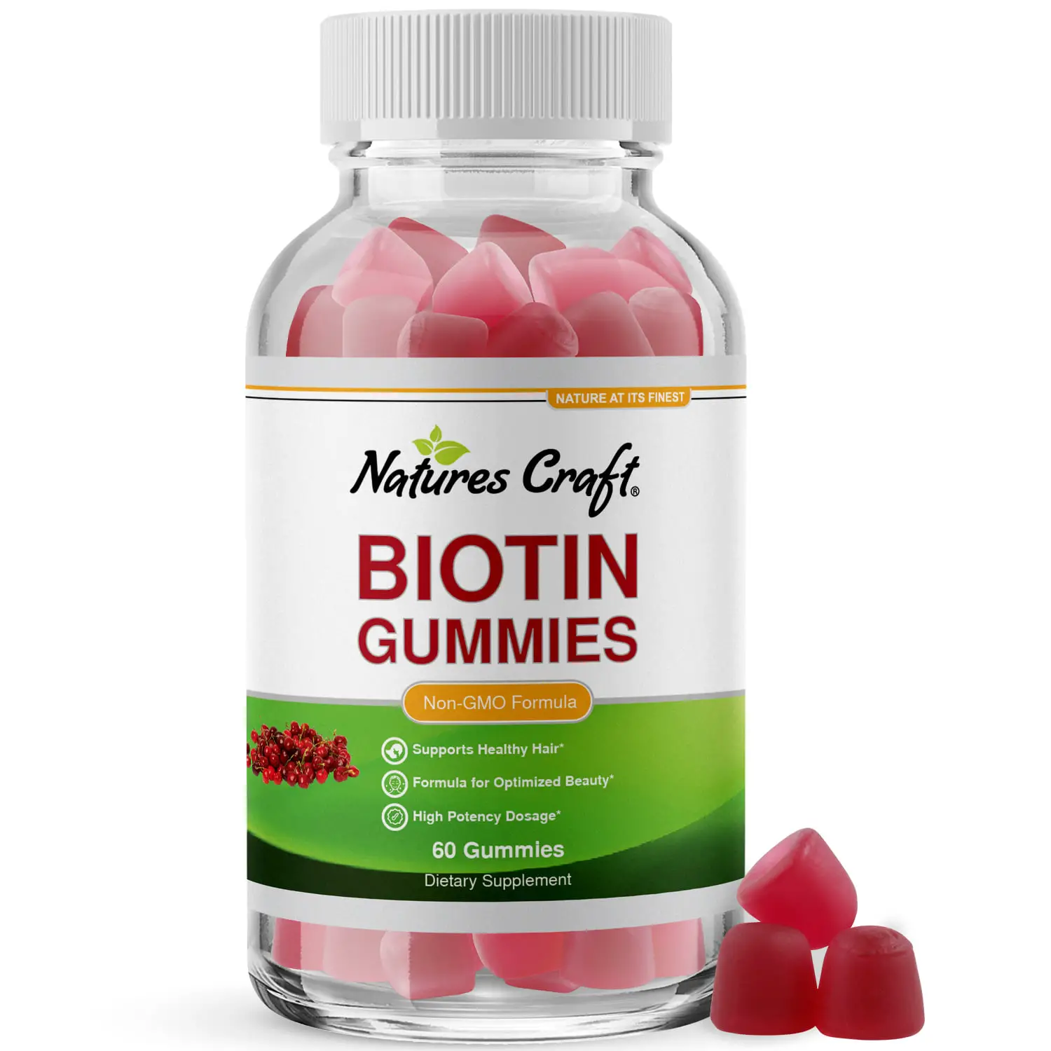 Biotin Gummies for Hair Growth Hair Skin and Nails Gummies for Women ...