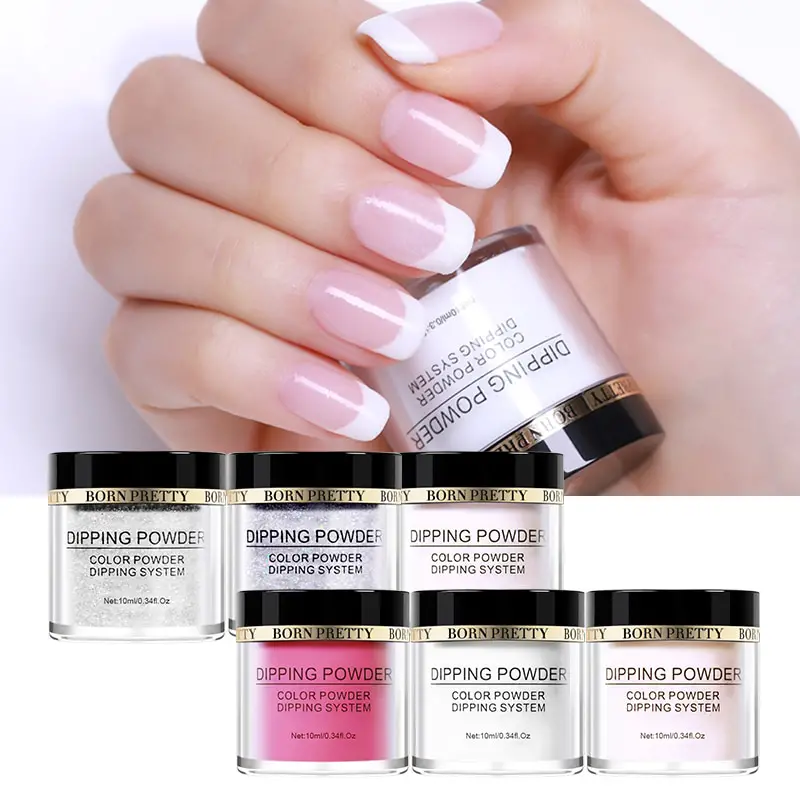 BORN PRETTY Nail Dipping Powder Without Lamp Cure Dipping Dip Powder ...
