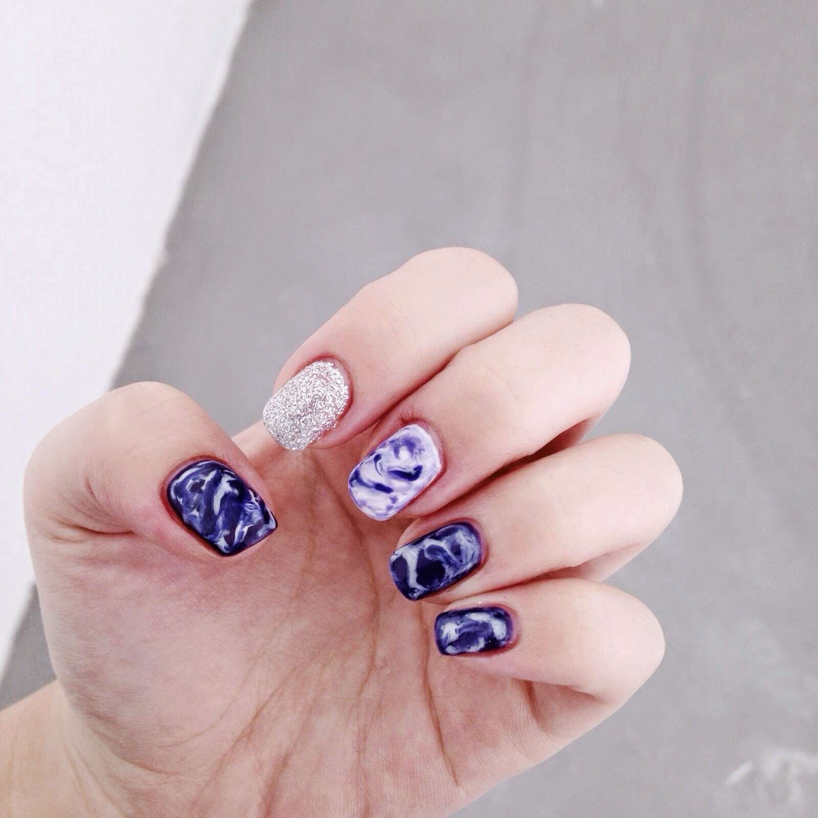 Child of the riot.: Space Marble Nails