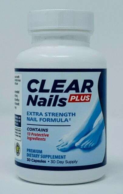 Clear Nails Plus Extra Strength Formula Toenail Fingernail ...