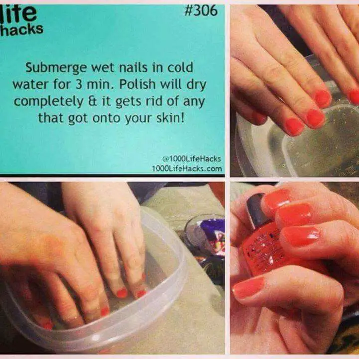 Dry nails quickly