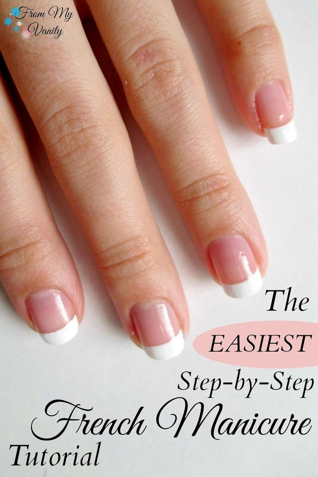 Easy French Manicure at Home