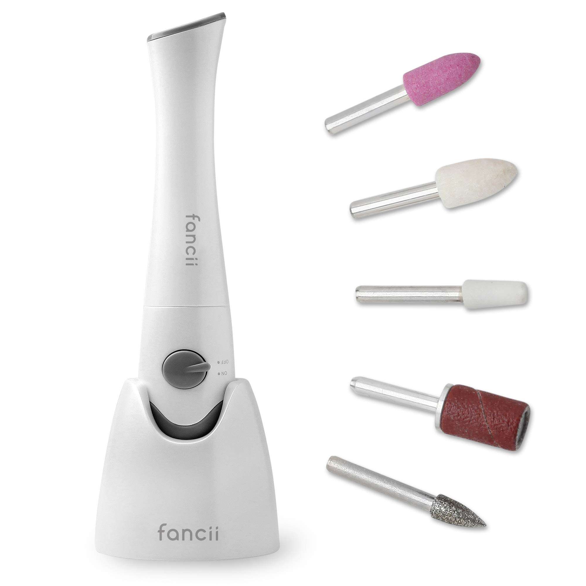 Fancii Professional Electric Manicure &  Pedicure Nail File Set with ...