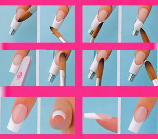 French nails , Step by Step