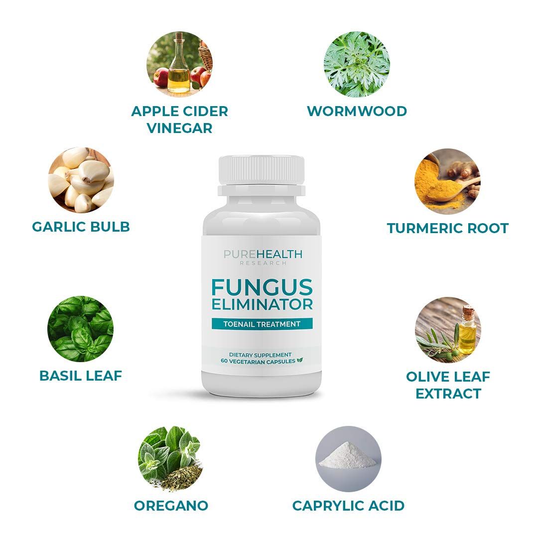 Fungus Eliminator PureHealth Research, Toenail Care Formula