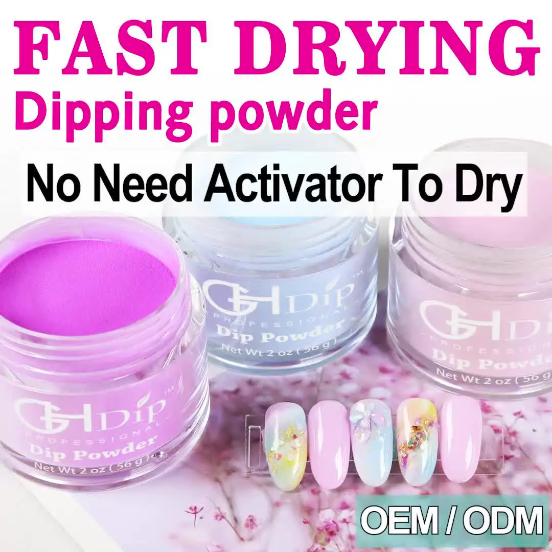 Healthy Acrylic Nail Dip Powder 3 In 1 Match Easily Soak Off Gel Powder ...