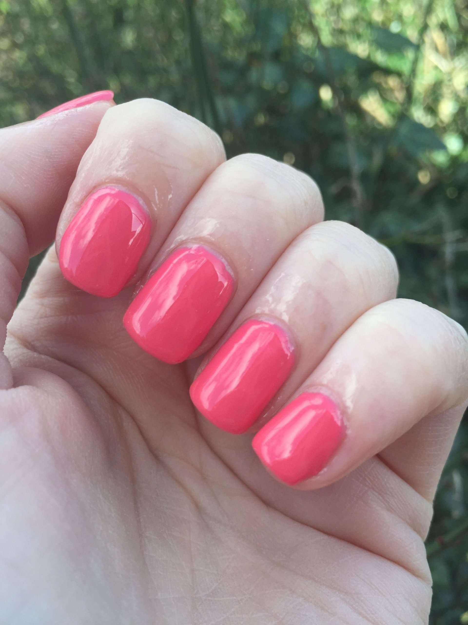 how to apply gel nail polish at home Pink Gellac tropical ...