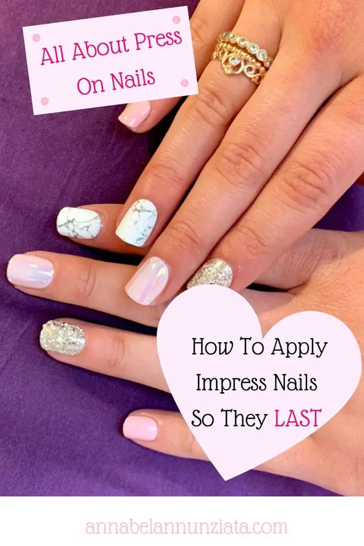 How To Apply Impress Press On Nails So They Last in 2020 ...