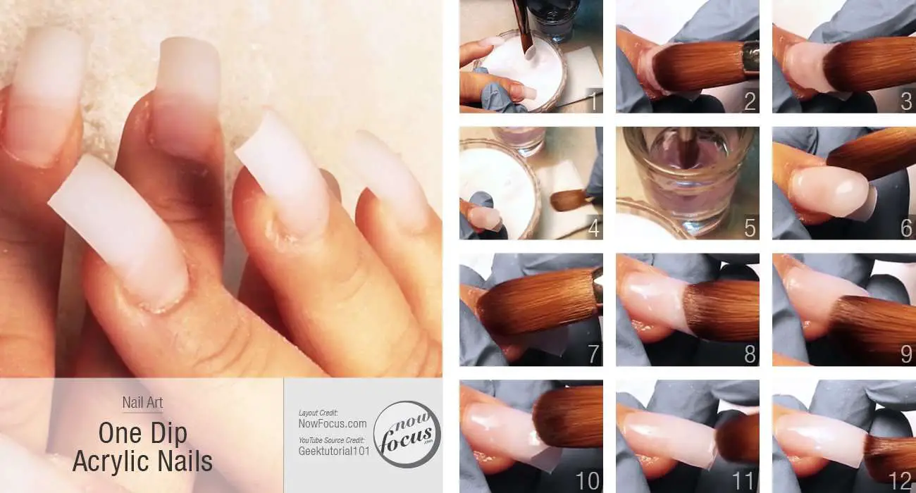 How to apply quick dip acrylic nails