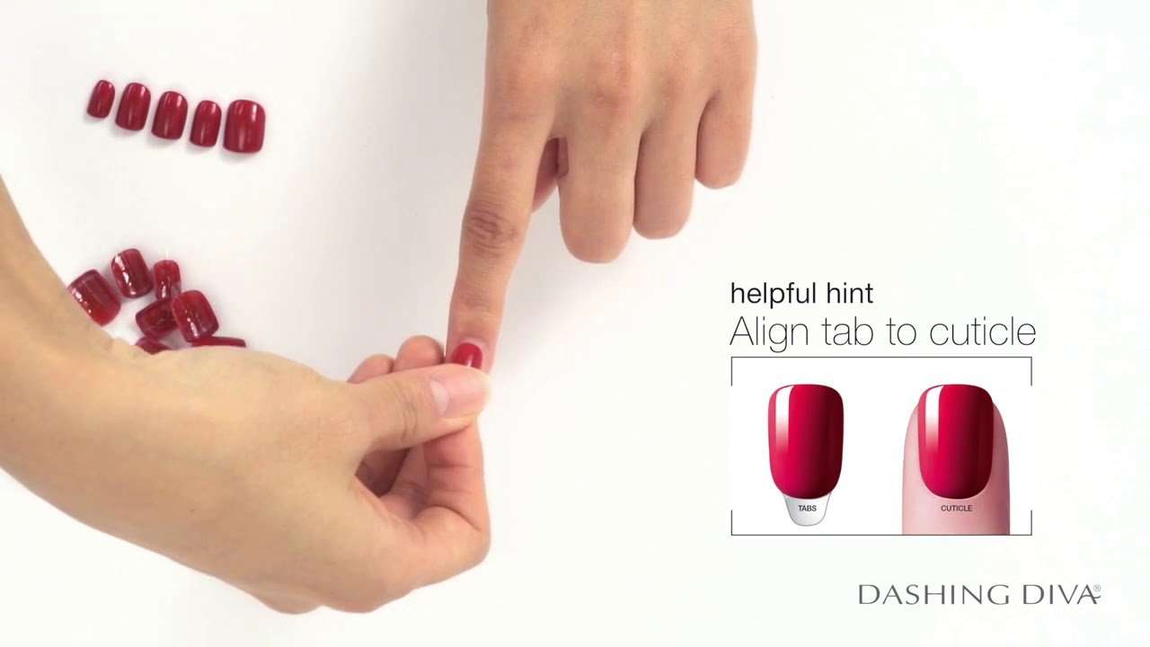 How to Apply &  Remove Dashing Diva Magic Press Nails