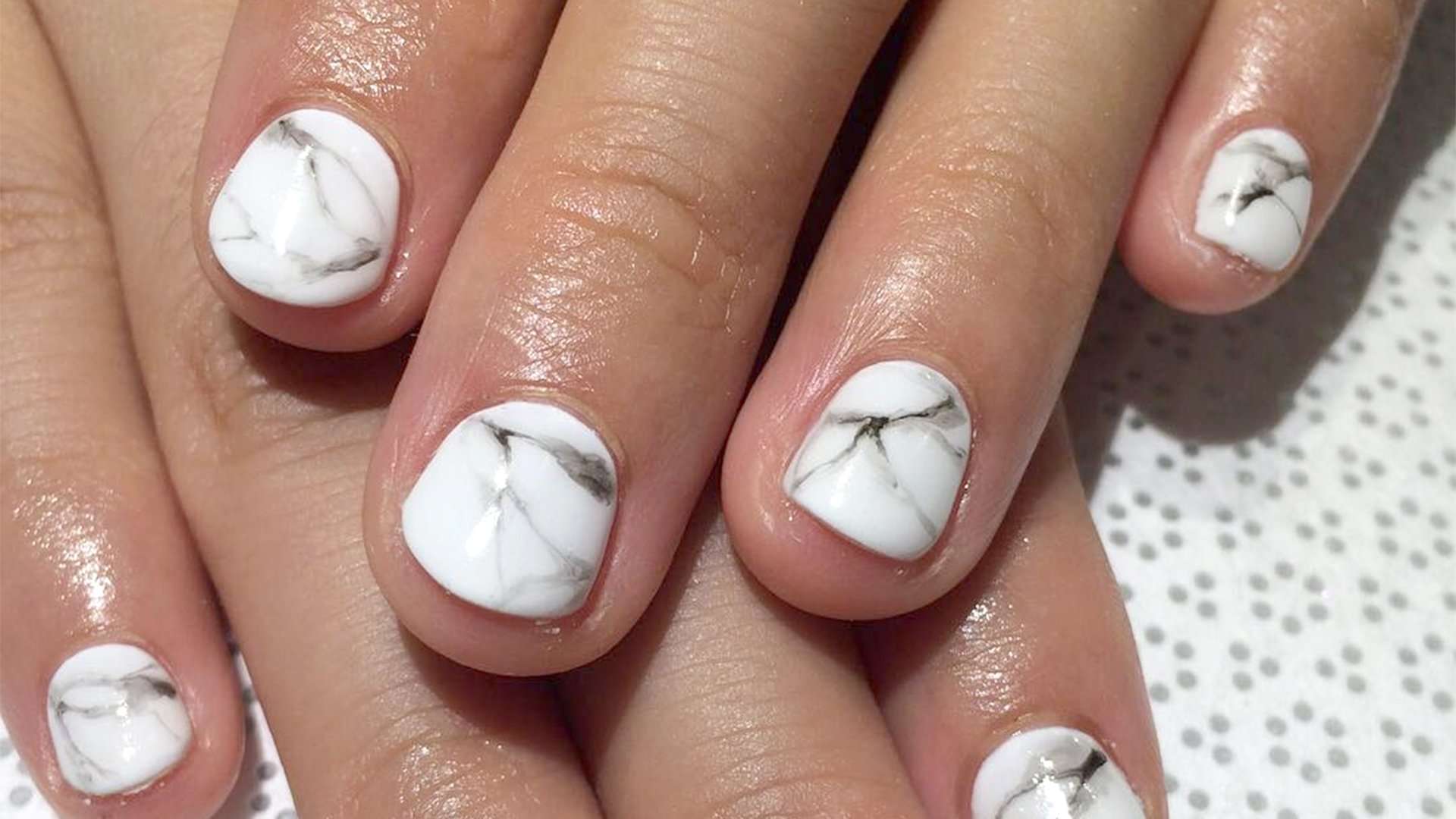 How to do marble nails with gel polish