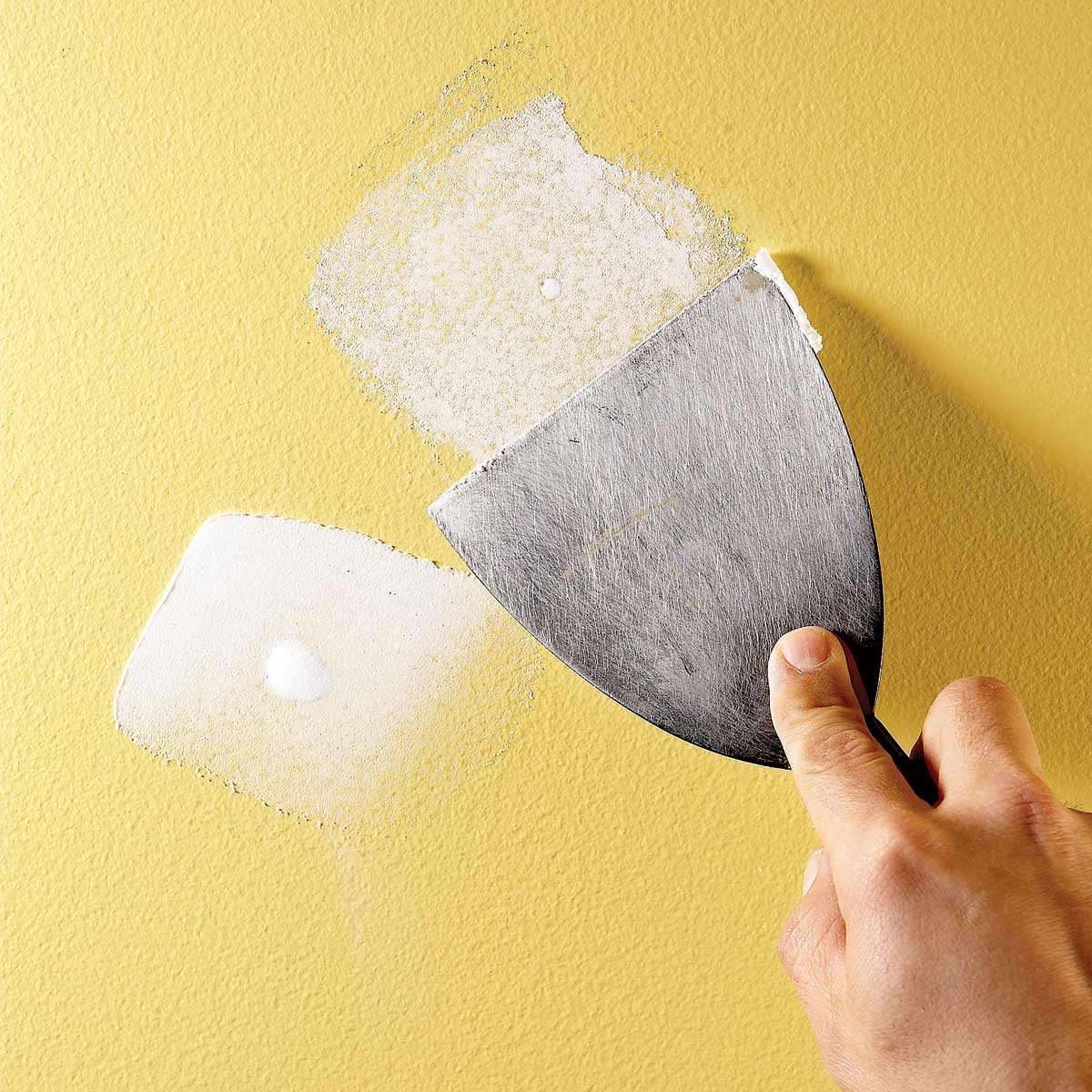 How To Fill Nail Holes In Drywall Before Painting