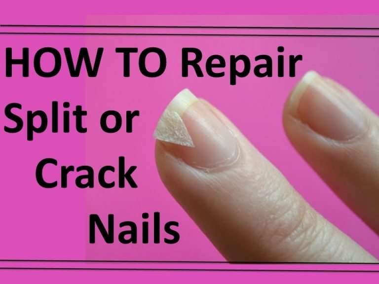 How to fix a nail split down the middle