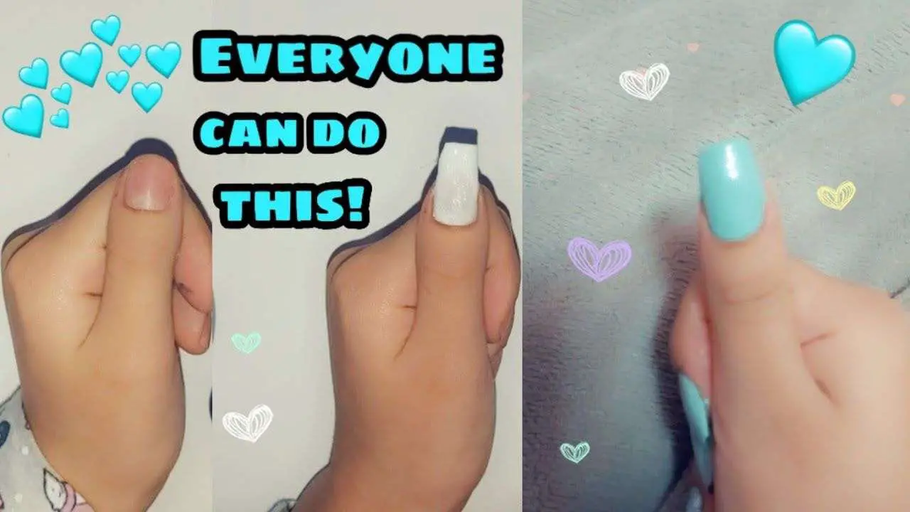 HOW TO MAKE FAKE NAILS WITH HOME SUPPLIES! {easy/fast ...