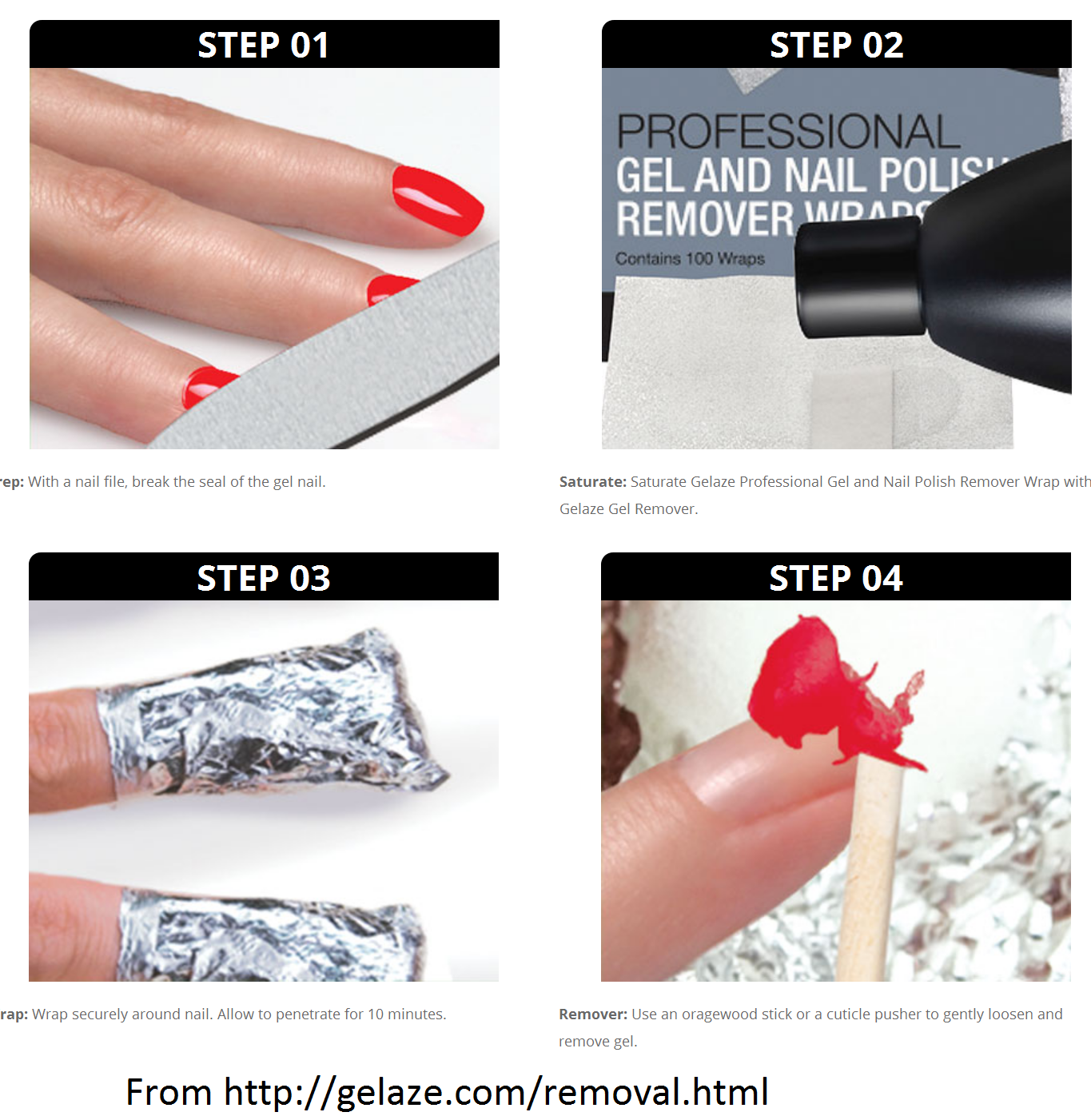 How to remove gel dip nails