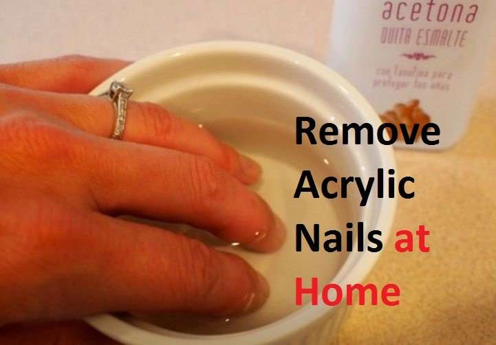 How to Take Off Acrylic Nails at Home?