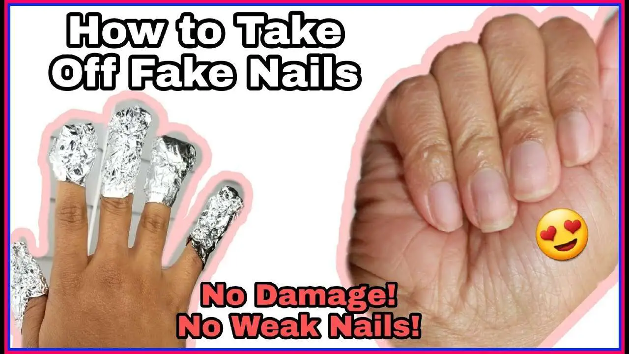 How To Take Off No Chip Acrylic Nails