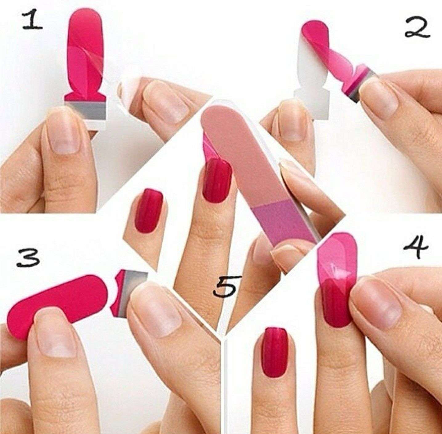 Look how easy it is to apply Color Street nail strips. I ...