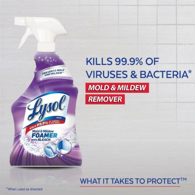 Lysol Mold &  Mildew Foamer Spray with Bleach