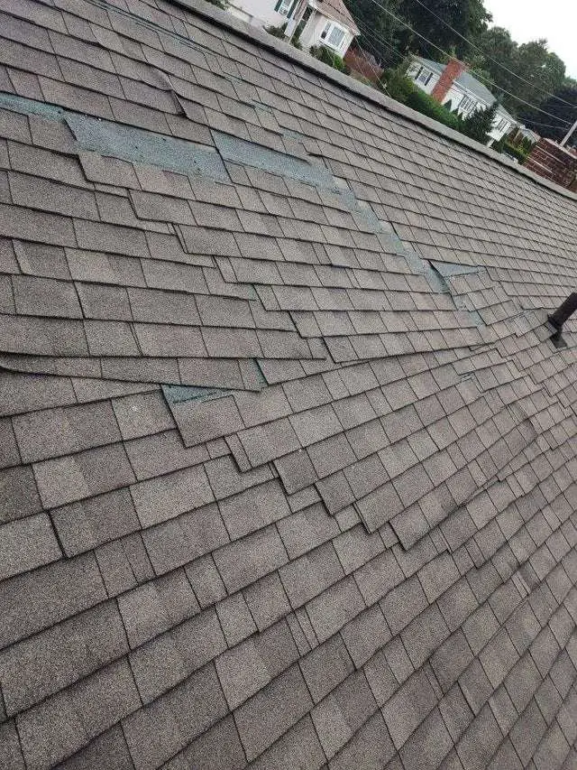 My roof shingles are slowly but surely sliding off. The ...
