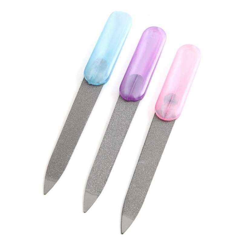 Nail File for pretty Metalic Stainless Steel Cuticle Lime Professional ...