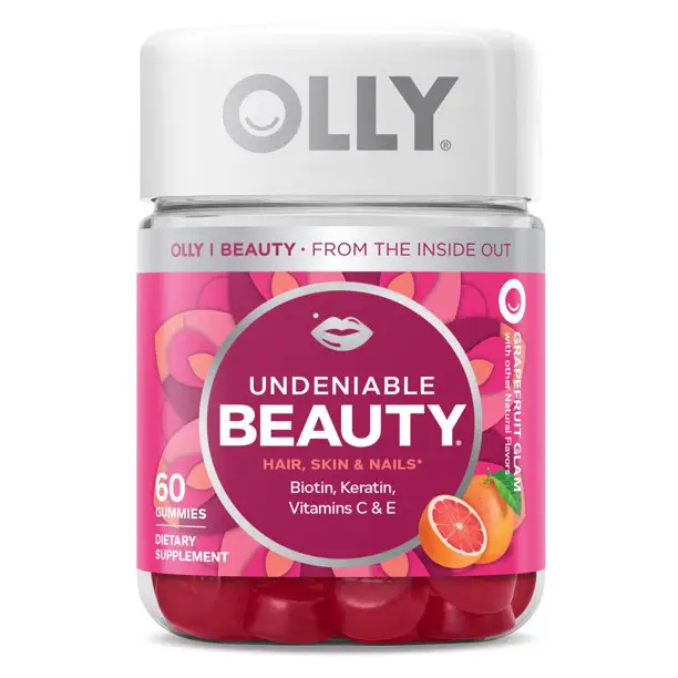 Olly Undeniable Beauty Hair, Skin and Nails + Biotin Gummies, 60 Ct ...