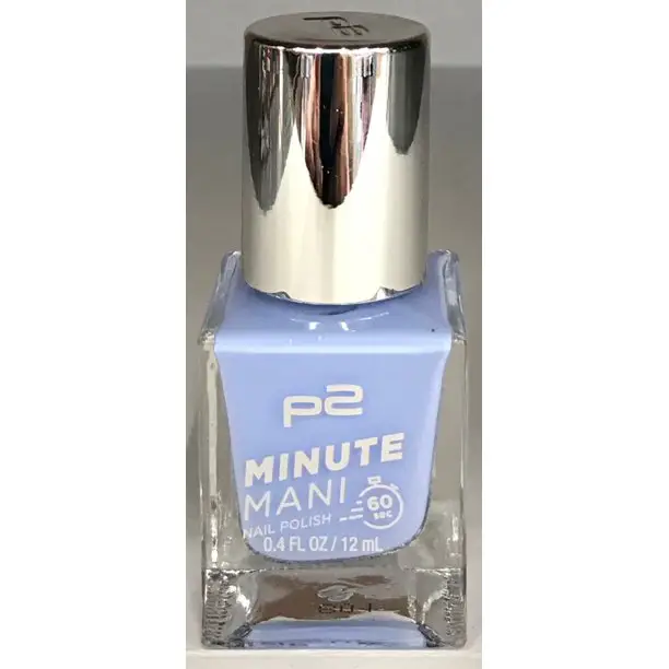 P2 Minute Mani Nail Polish, Breezy Blue, 0.4 Fl. Oz.