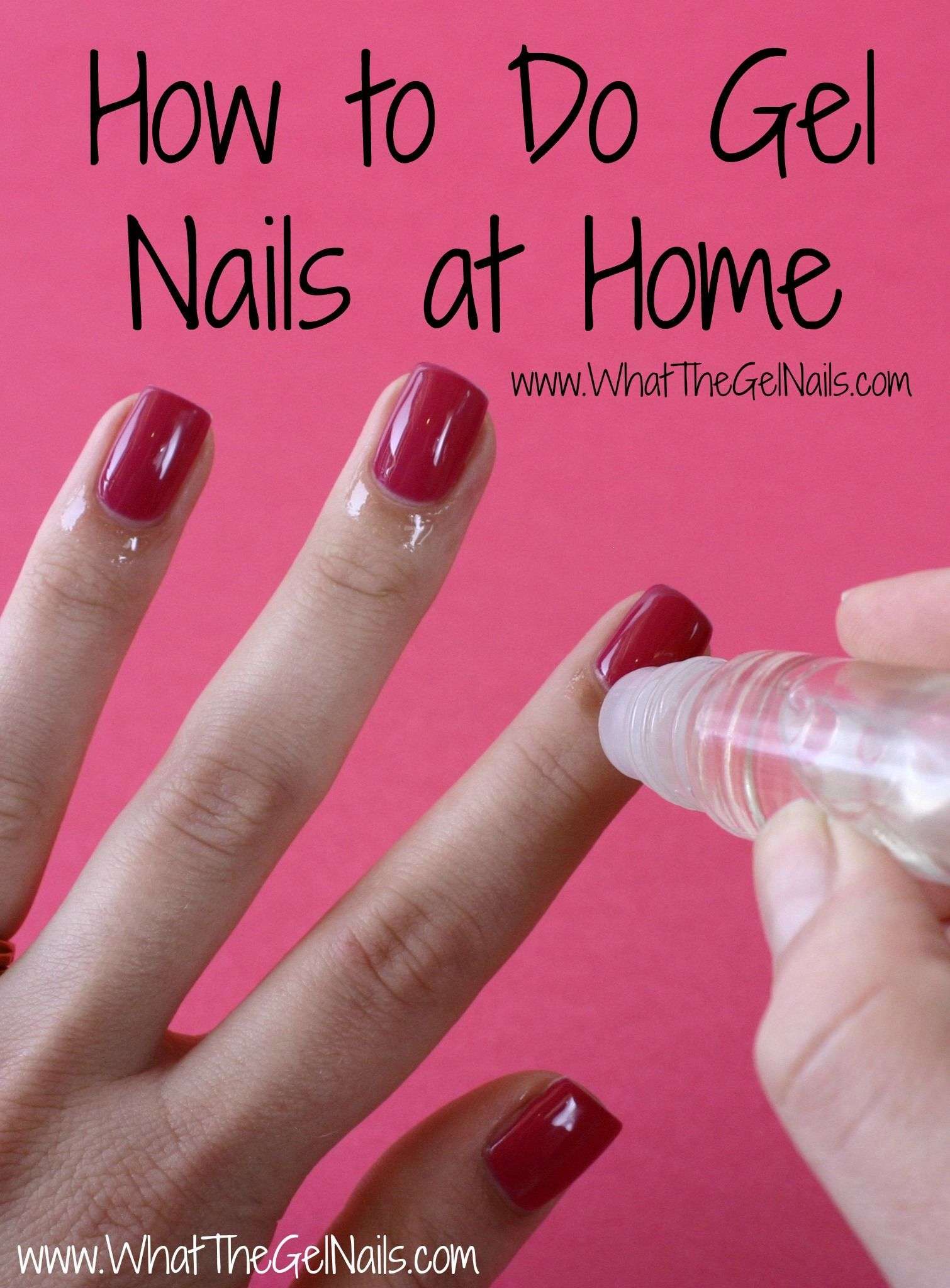 Pinterest: Qu33n Br00ke How to Do Gel Nails at Home ...