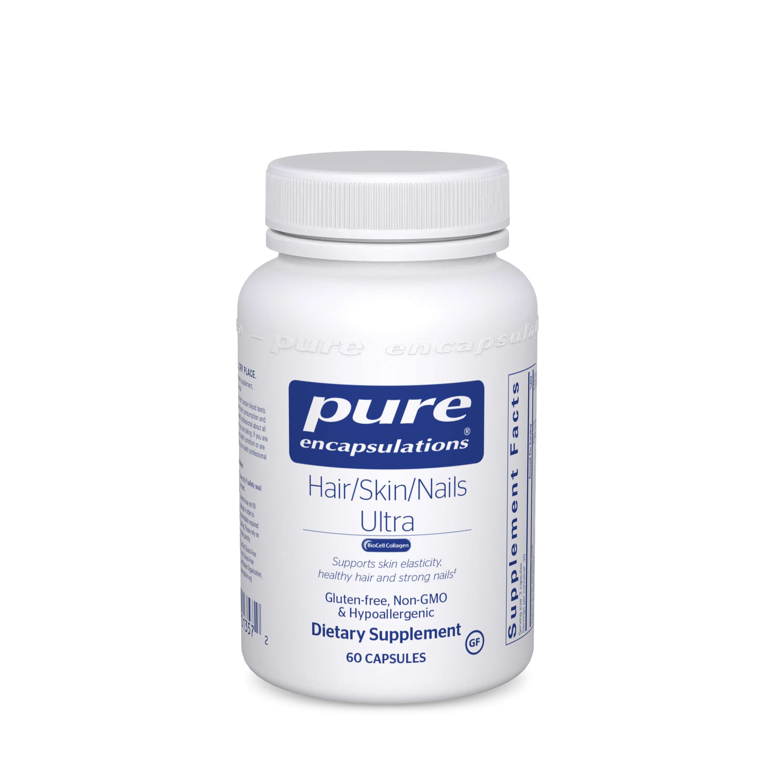 Pure Encapsulations Hair Skin Nails Ultra 60 count capsules ...