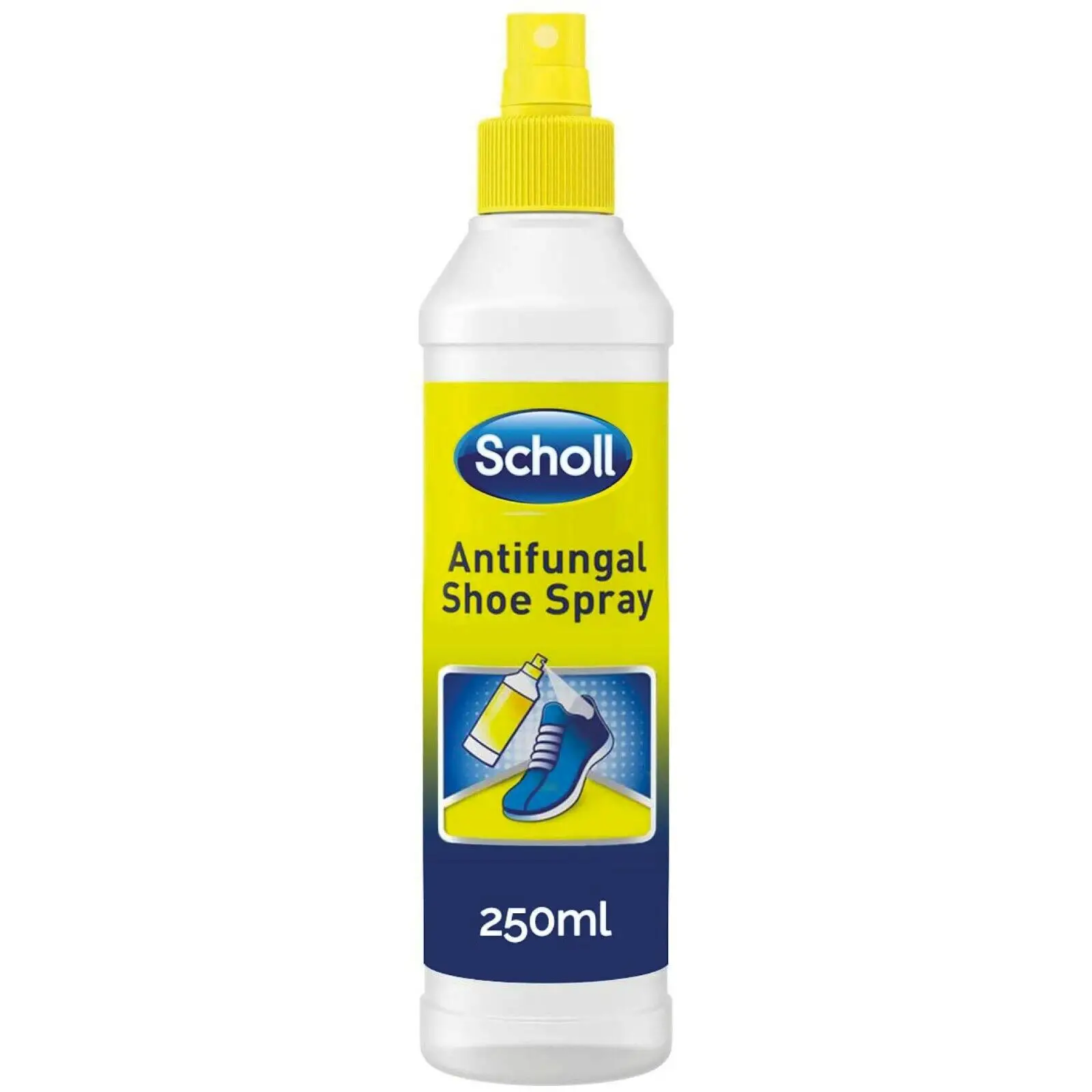 Scholl Antifungal Shoe Spray Disinfectant, 250 ml, Athletes Foot Fungal ...