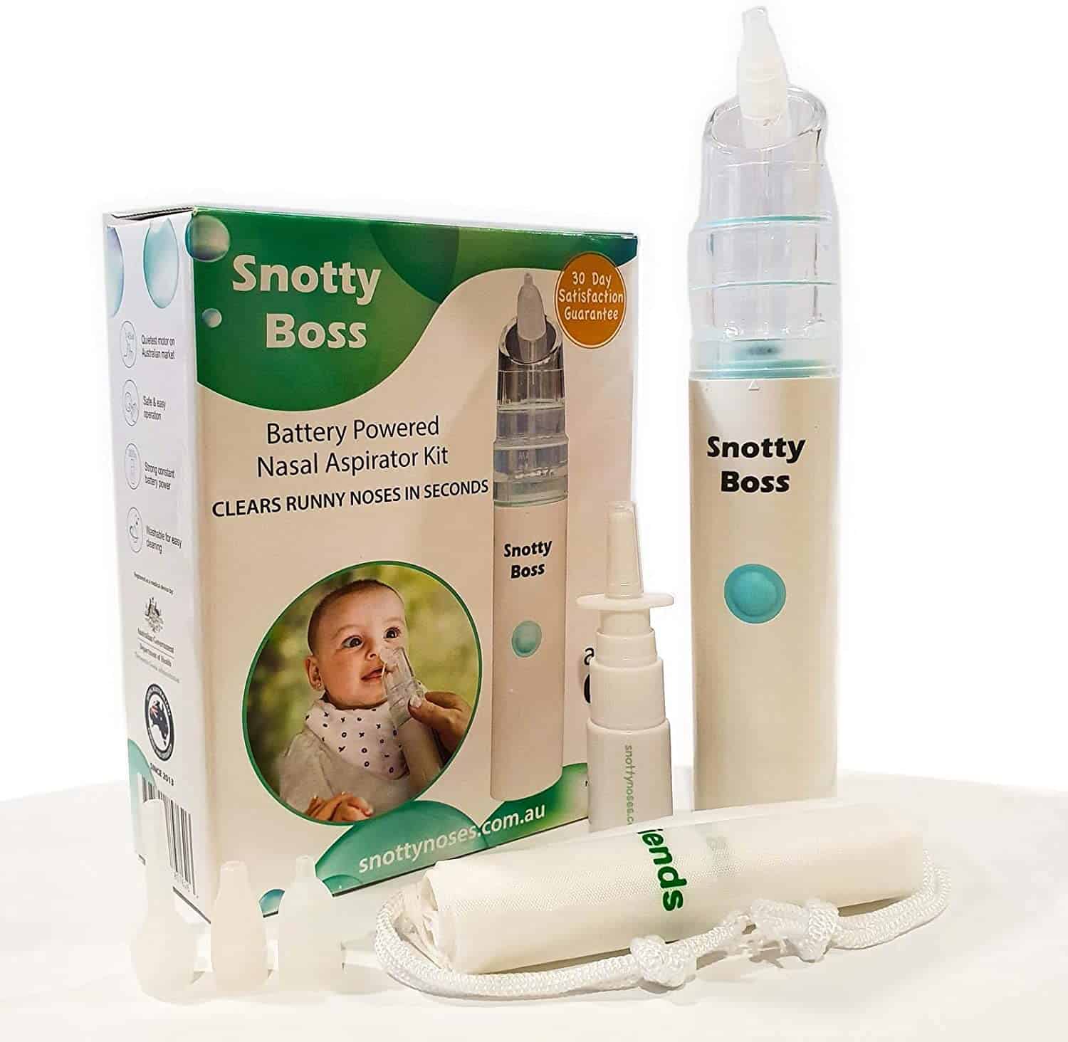 SNOTTY BOSS Battery Powered Nasal Aspirator Kit