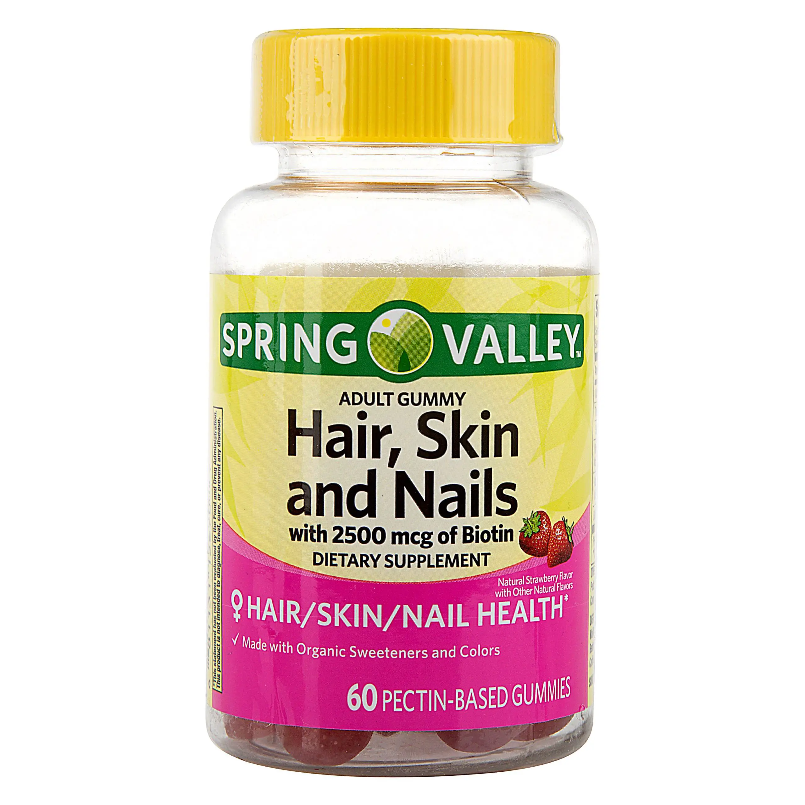 Spring Valley Hair, Skin and Nails Adult Gummies, 60 count