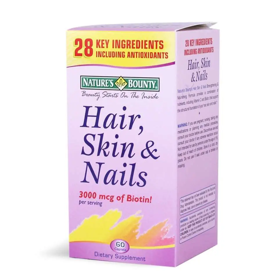 Take Hair Skin And Nails Vitamin To Improve Hair Nails And ...