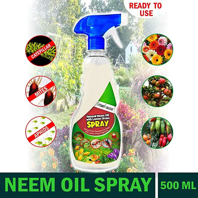 Urbanhouse Natural Neem Oil with Lemon Grass Spray for Plant Pest ...