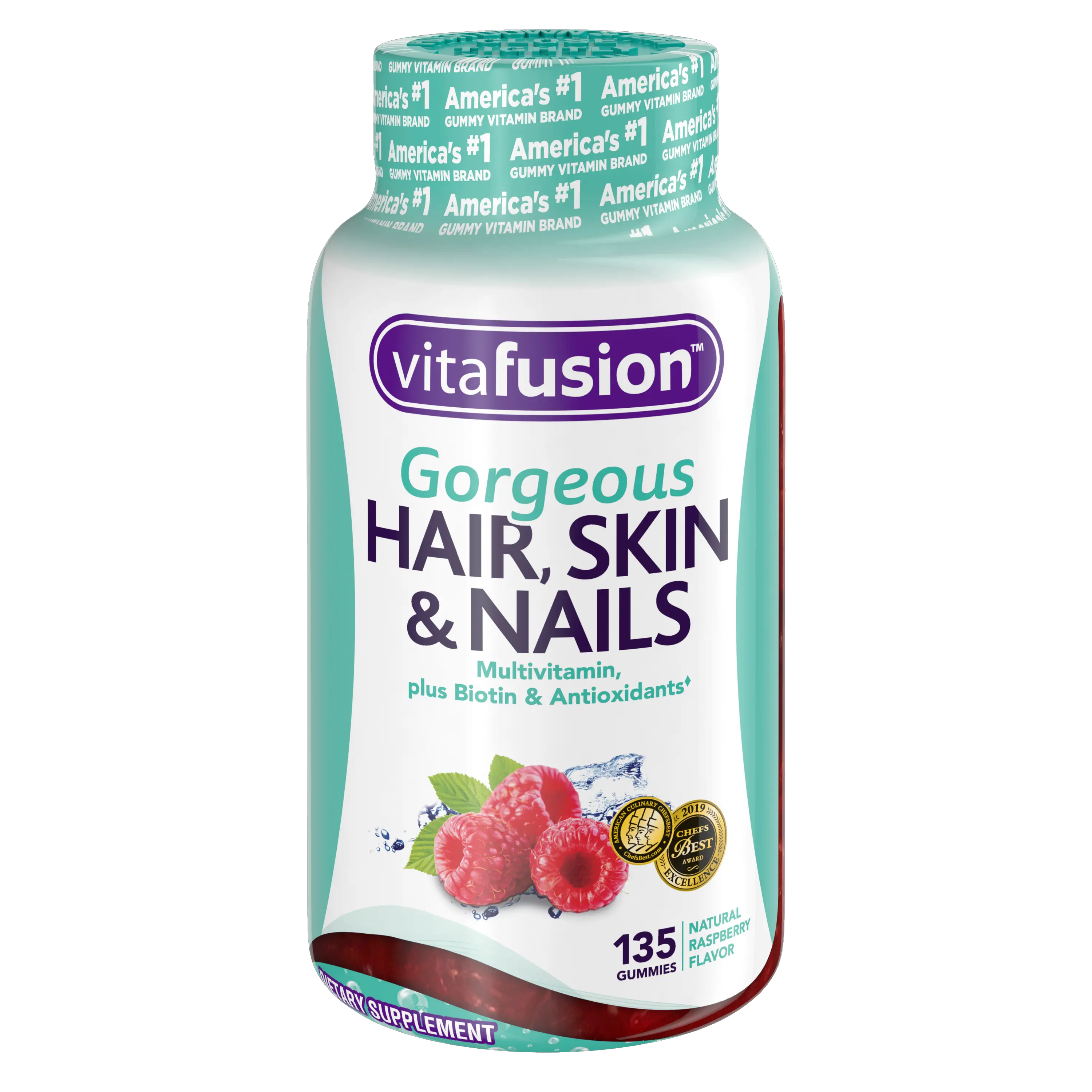 Vitafusion Gorgeous Hair, Skin &  Nails Multivitamin Gummy ...