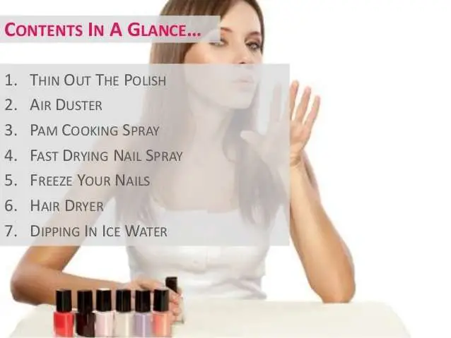 What Makes Nail Polish Dry Faster? 7 Quick &  Easy Ways To ...