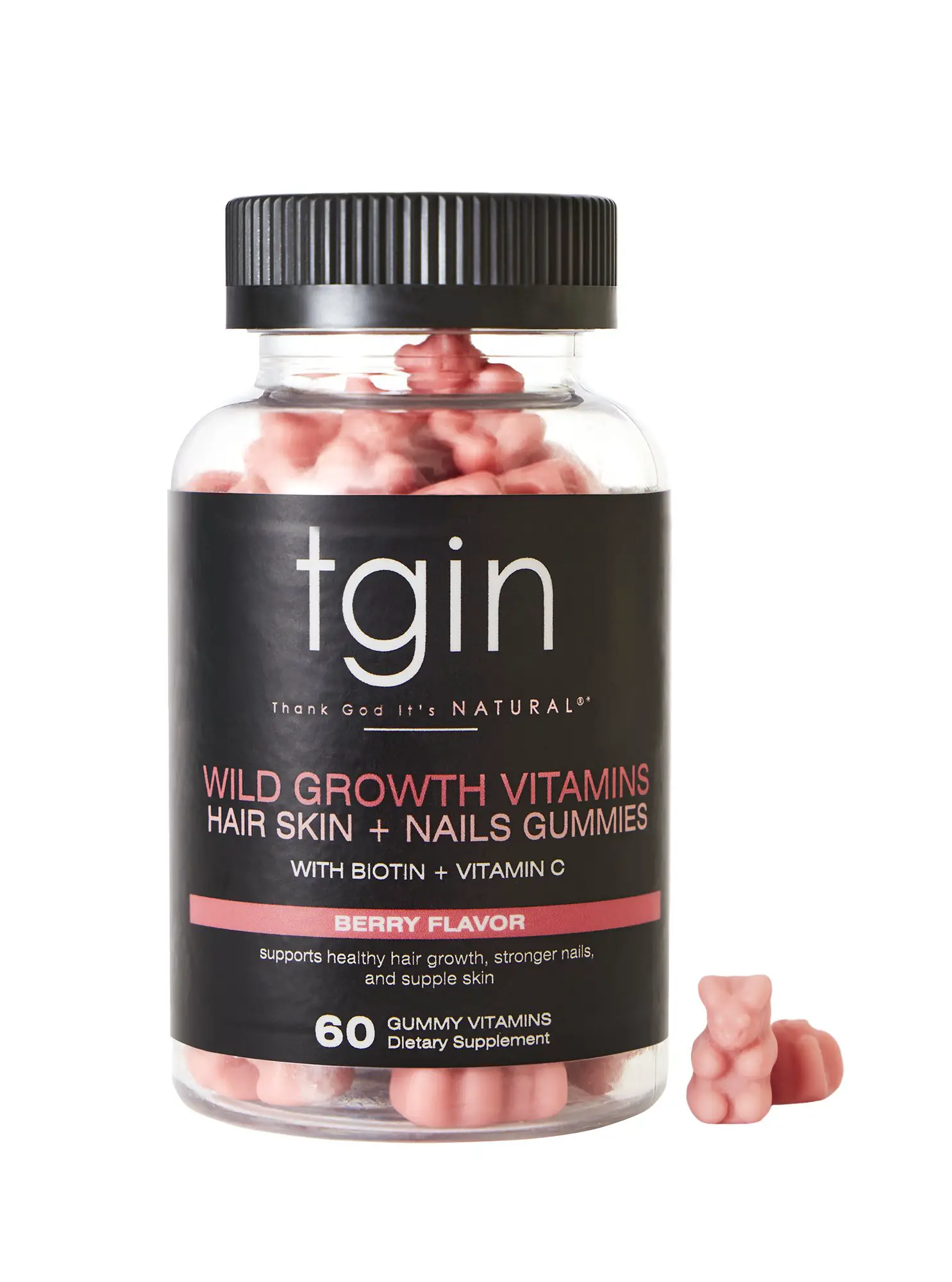 Wild Growth Vitamins Hair Skin + Nails Gummies